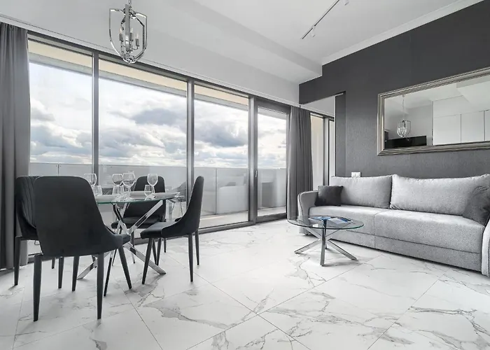 W Hanza Tower Апартаменты Щецин